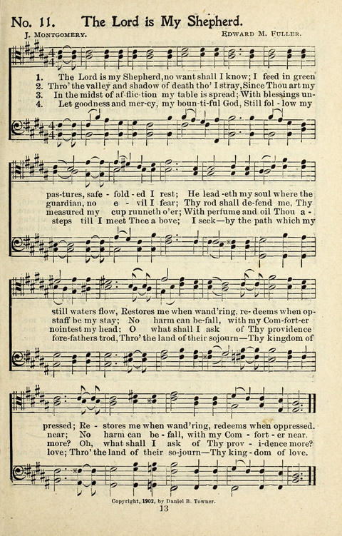 One Hundred Gospel Hymns: for male voices page 11