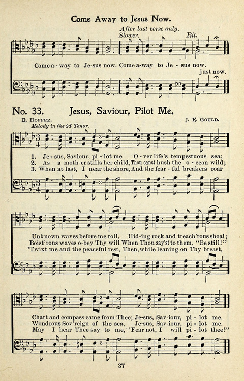 One Hundred Gospel Hymns: for male voices page 35