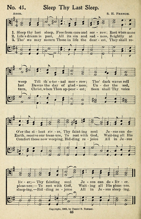 One Hundred Gospel Hymns: for male voices page 44
