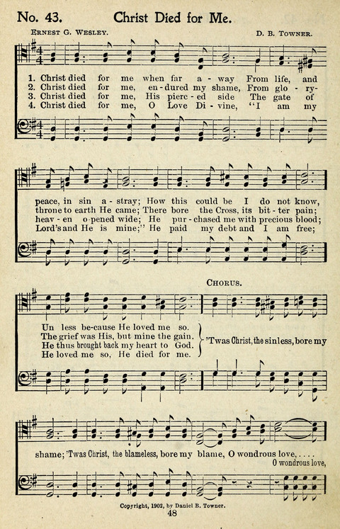 One Hundred Gospel Hymns: for male voices page 46