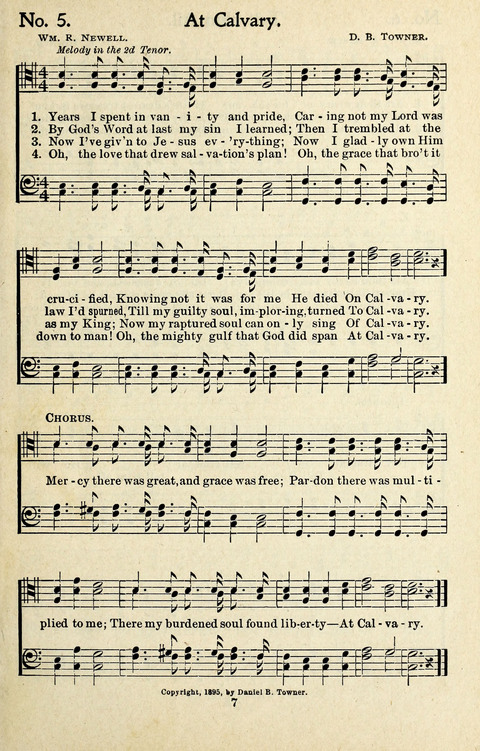 One Hundred Gospel Hymns: for male voices page 5