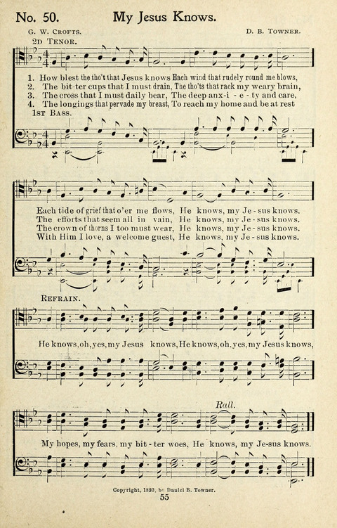 One Hundred Gospel Hymns: for male voices page 53