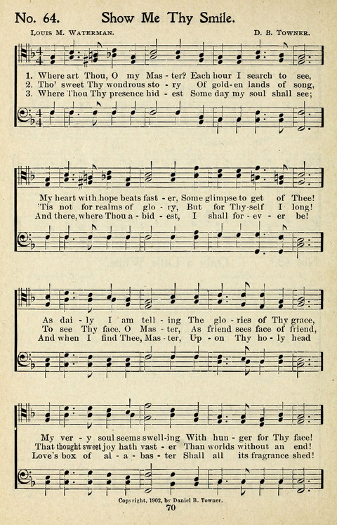 One Hundred Gospel Hymns: for male voices page 68