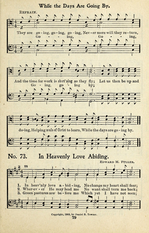 One Hundred Gospel Hymns: for male voices page 77