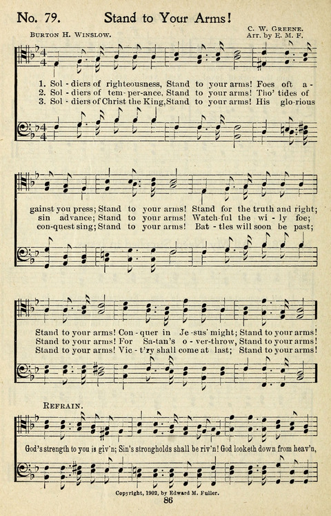 One Hundred Gospel Hymns: for male voices page 84