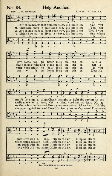 One Hundred Gospel Hymns: for male voices page 91