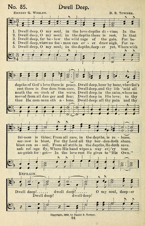 One Hundred Gospel Hymns: for male voices page 92