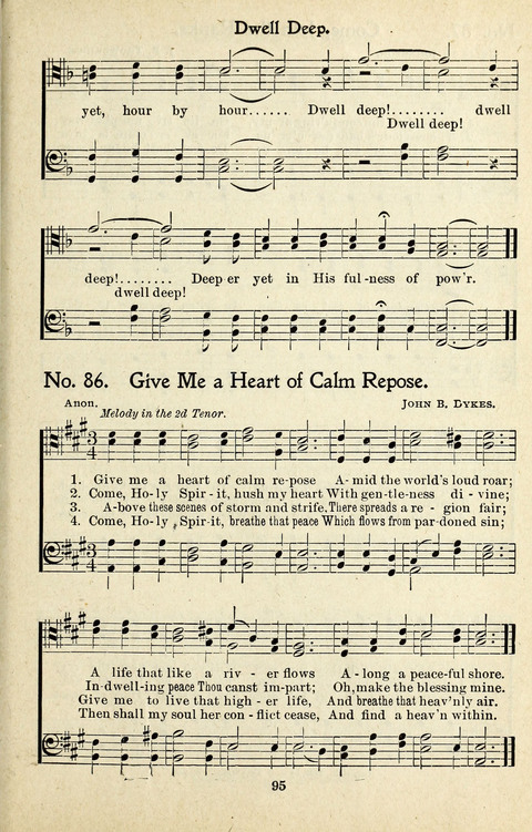 One Hundred Gospel Hymns: for male voices page 93