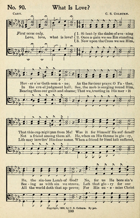 One Hundred Gospel Hymns: for male voices page 98
