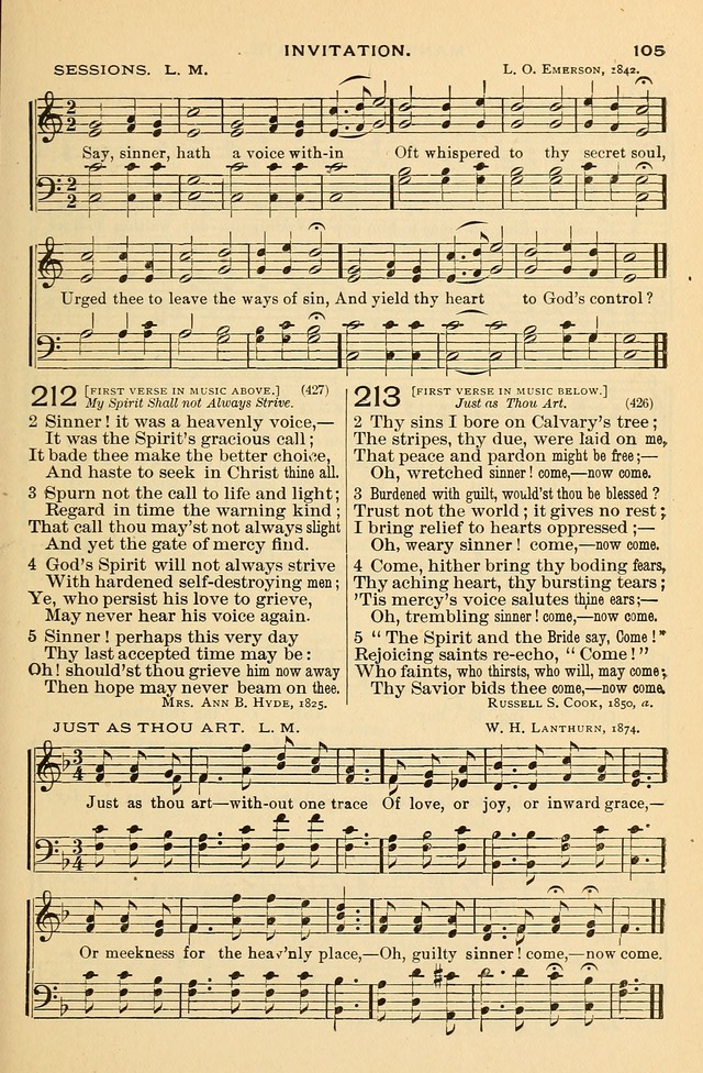 The Otterbein Hymnal: for use in public and social worship page 110