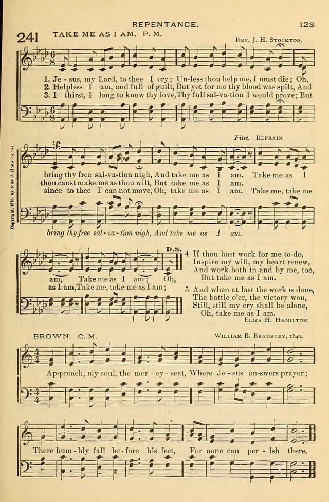 The Otterbein Hymnal: for use in public and social worship page 128