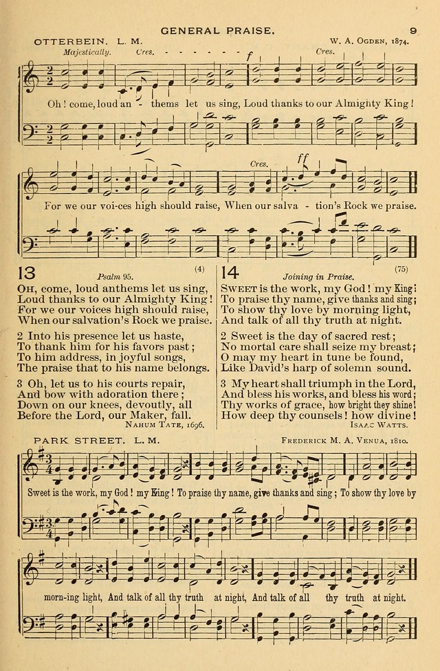 The Otterbein Hymnal: for use in public and social worship page 14