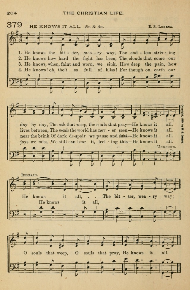 The Otterbein Hymnal: for use in public and social worship page 209