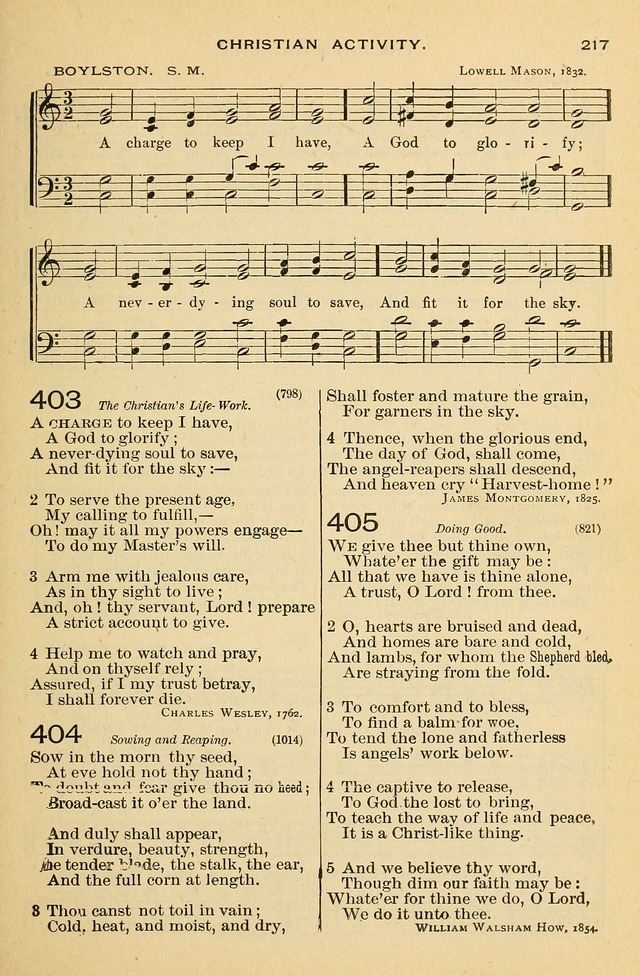 The Otterbein Hymnal: for use in public and social worship page 222