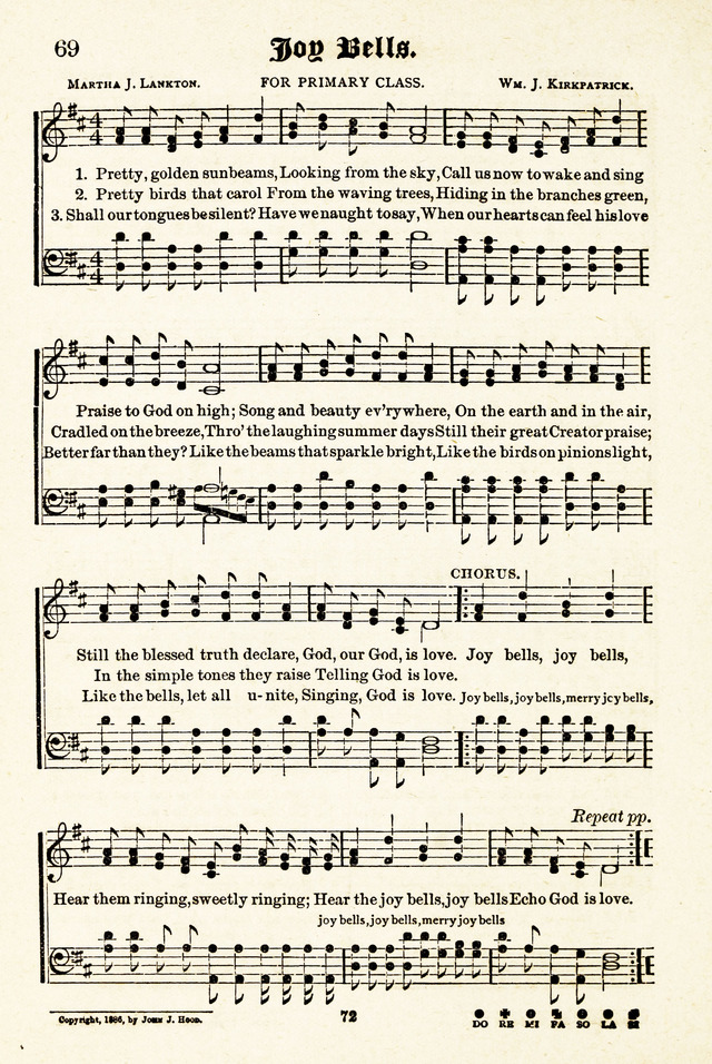 On Joyful Wing : A Book of Praise and Song page 70