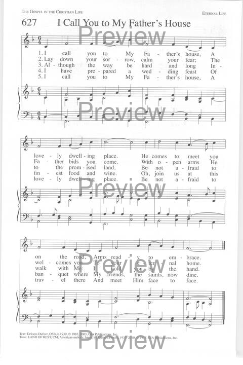 One Lord, One Faith, One Baptism: an African American ecumenical hymnal page 1009