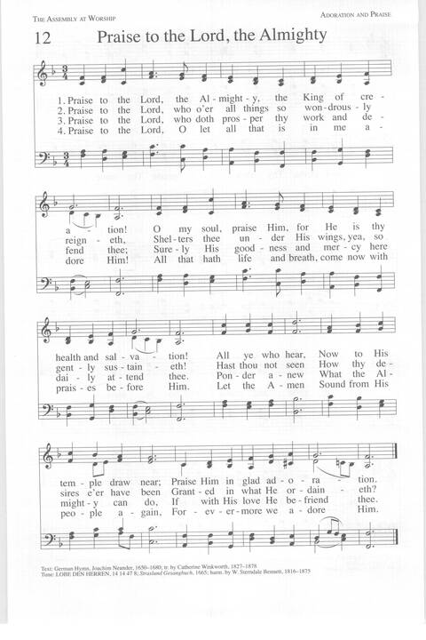 One Lord, One Faith, One Baptism: an African American ecumenical hymnal page 17