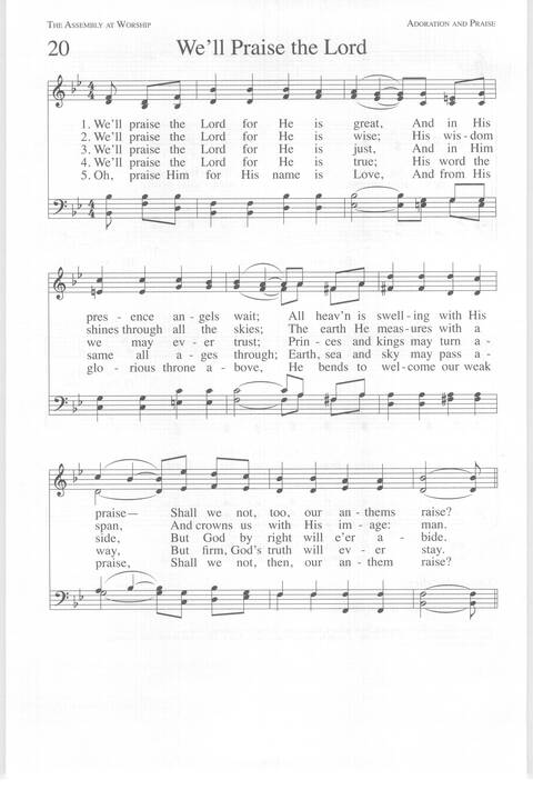 One Lord, One Faith, One Baptism: an African American ecumenical hymnal page 29