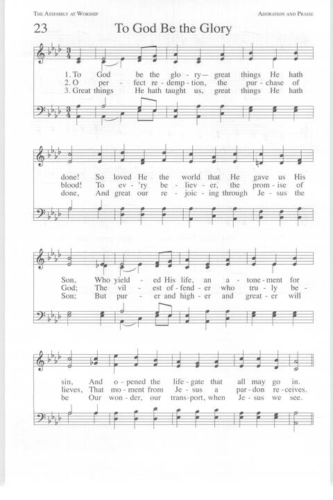 One Lord, One Faith, One Baptism: an African American ecumenical hymnal page 35