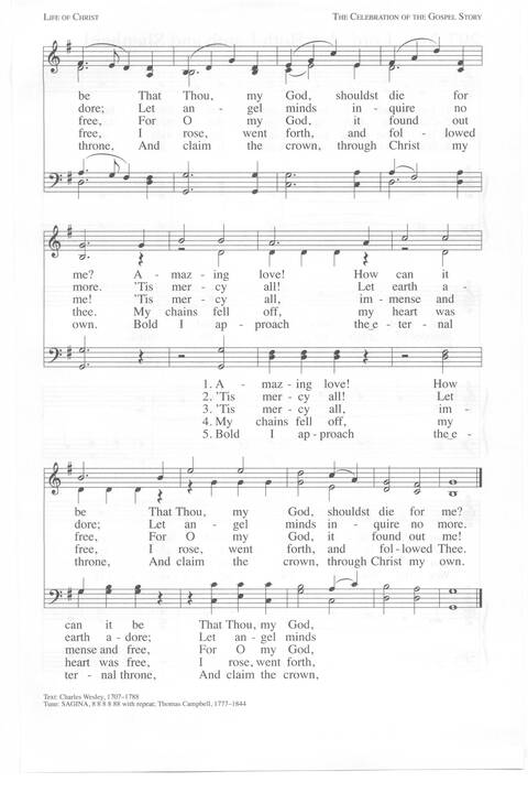 One Lord, One Faith, One Baptism: an African American ecumenical hymnal page 468