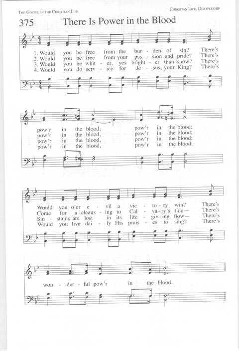 One Lord, One Faith, One Baptism: an African American ecumenical hymnal page 597