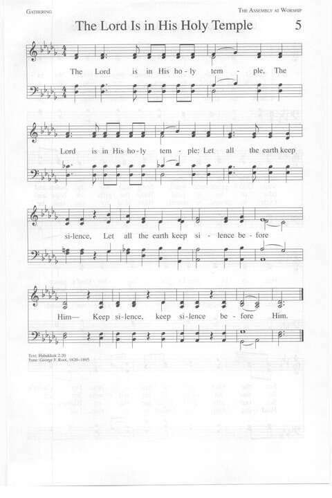 One Lord, One Faith, One Baptism: an African American ecumenical hymnal page 6