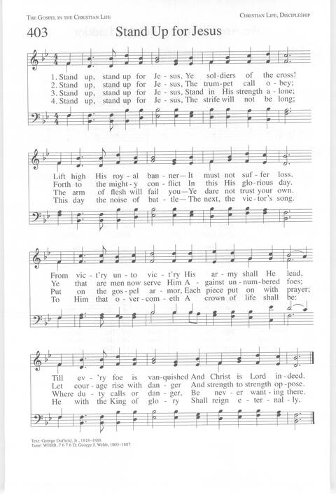 One Lord, One Faith, One Baptism: an African American ecumenical hymnal page 641