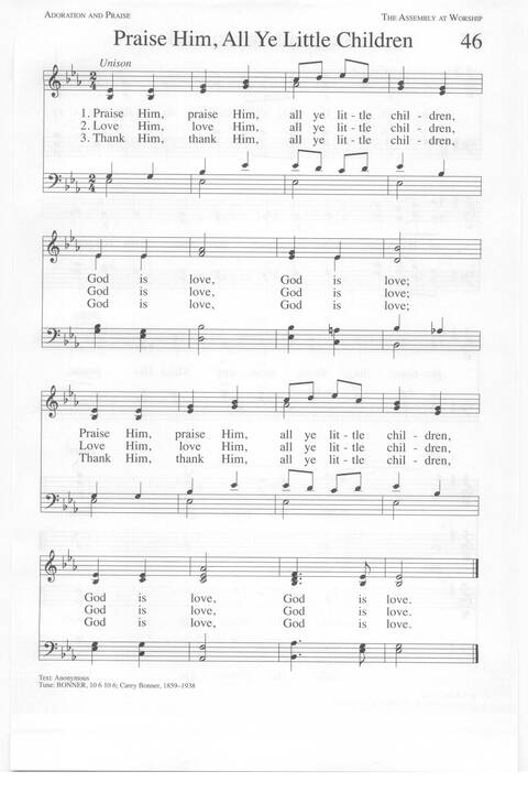 One Lord, One Faith, One Baptism: an African American ecumenical hymnal page 66