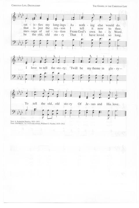 One Lord, One Faith, One Baptism: an African American ecumenical hymnal page 666