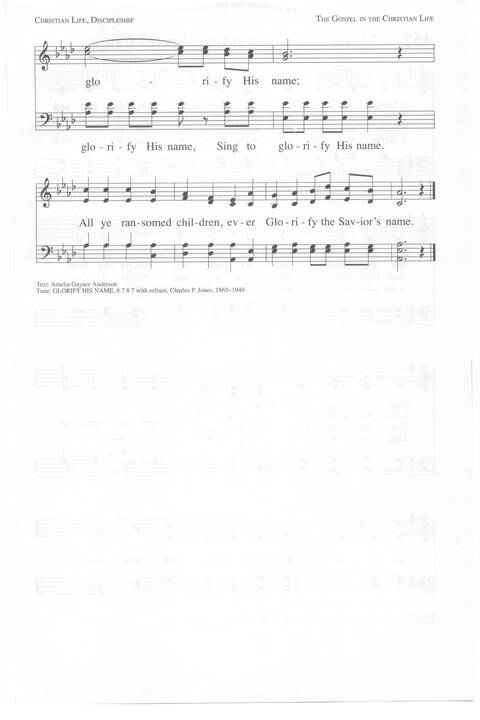 One Lord, One Faith, One Baptism: an African American ecumenical hymnal page 718