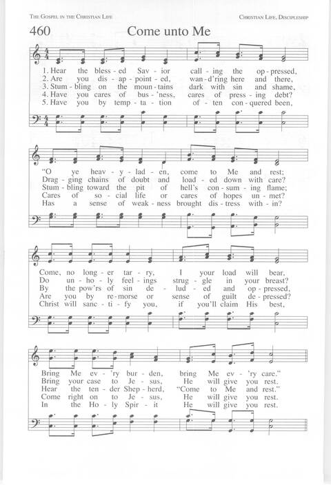 One Lord, One Faith, One Baptism: an African American ecumenical hymnal page 733