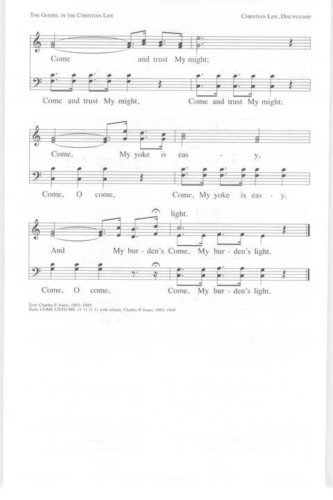 One Lord, One Faith, One Baptism: an African American ecumenical hymnal page 735