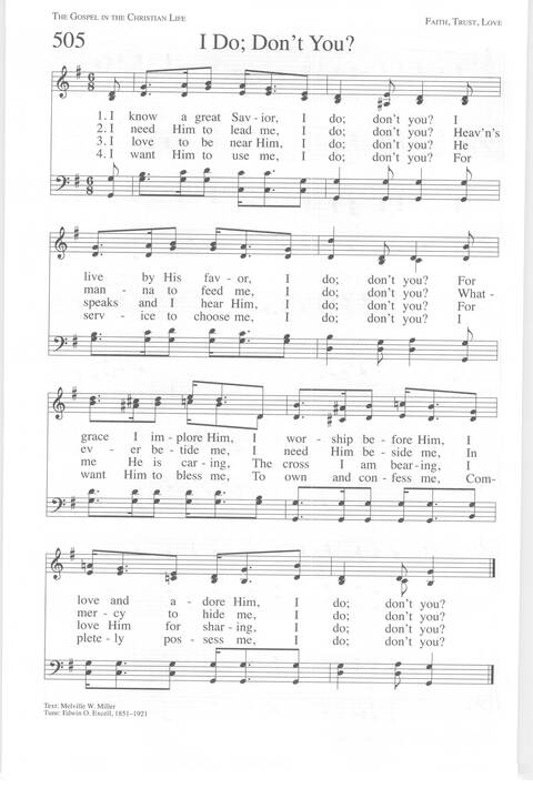 One Lord, One Faith, One Baptism: an African American ecumenical hymnal page 813