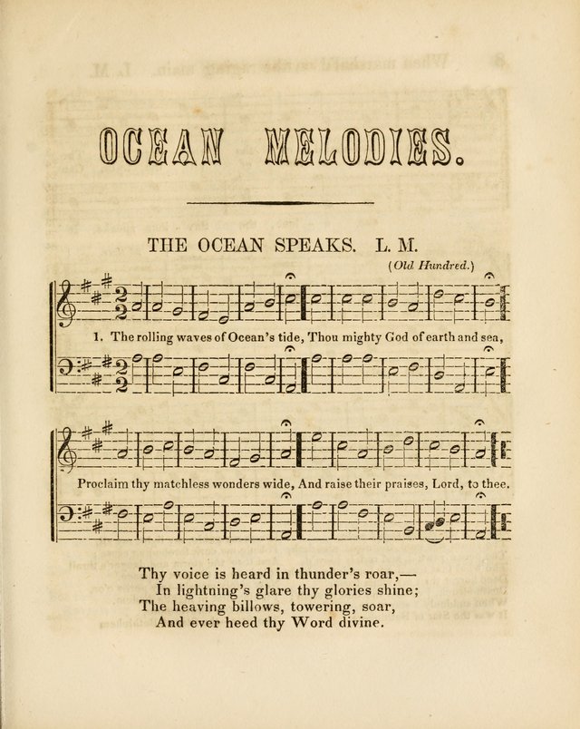 Ocean Melodies, and Seamen