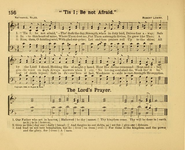 Our Song Book: a collection of songs selected and edited expressly for the Sunday School of the First Baptist Peddie Memorial Church, Newark, N. J. page 155