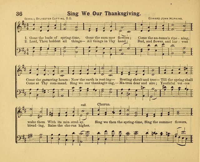 Our Song Book: a collection of songs selected and edited expressly for the Sunday School of the First Baptist Peddie Memorial Church, Newark, N. J. page 35