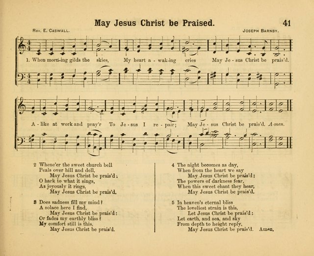 Our Song Book: a collection of songs selected and edited expressly for the Sunday School of the First Baptist Peddie Memorial Church, Newark, N. J. page 40