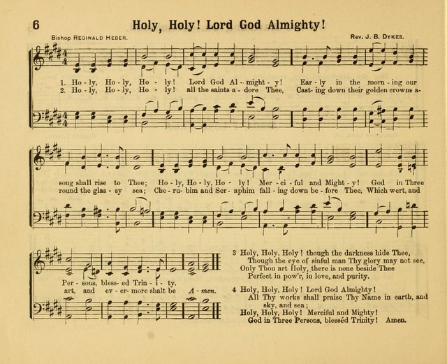 Our Song Book: a collection of songs selected and edited expressly for the Sunday School of the First Baptist Peddie Memorial Church, Newark, N. J. page 5