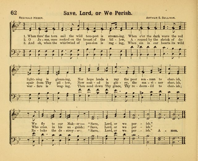 Our Song Book: a collection of songs selected and edited expressly for the Sunday School of the First Baptist Peddie Memorial Church, Newark, N. J. page 61