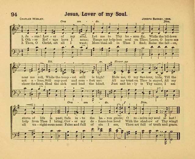 Our Song Book: a collection of songs selected and edited expressly for the Sunday School of the First Baptist Peddie Memorial Church, Newark, N. J. page 93