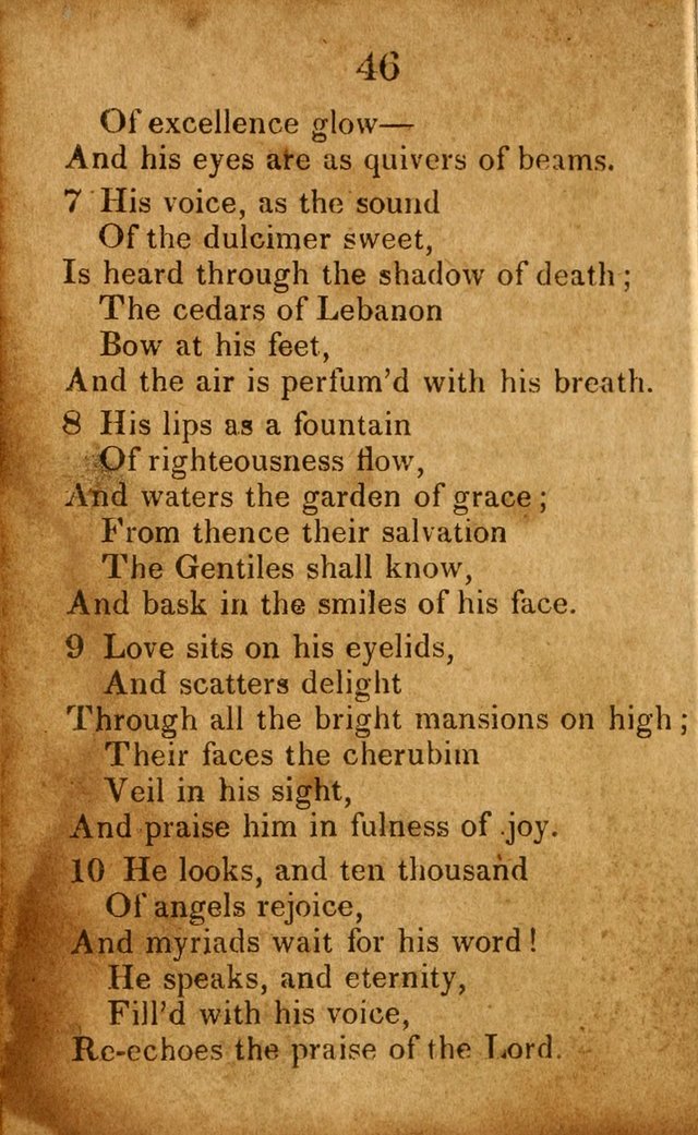 Original and Select Hymns, and Sacred Pindoric Odes., few of which have ever been published (1st. ed.) page 46