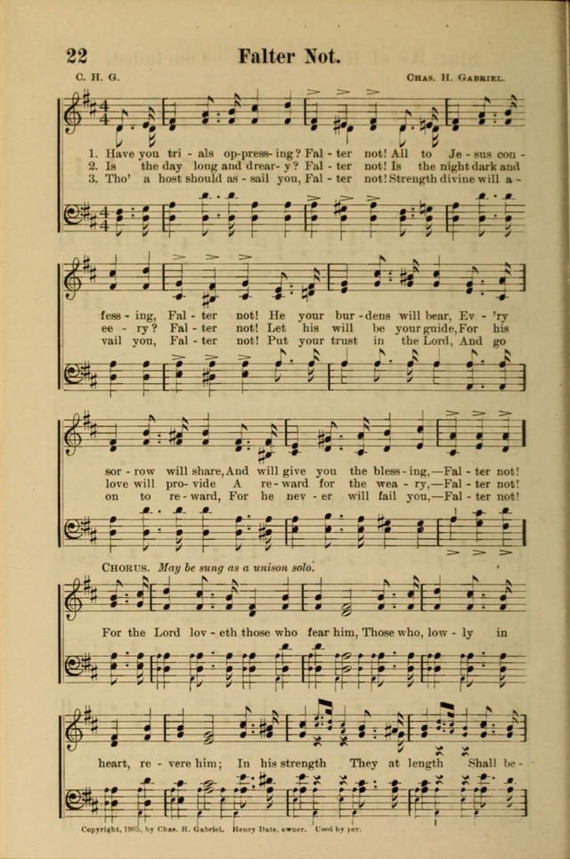 The Old Story in Song Number Two page 22