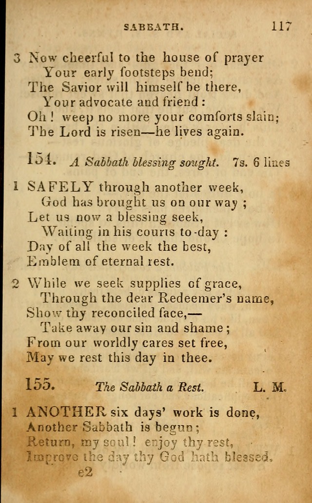 Oberlin social & sabbath school hymn book page 117