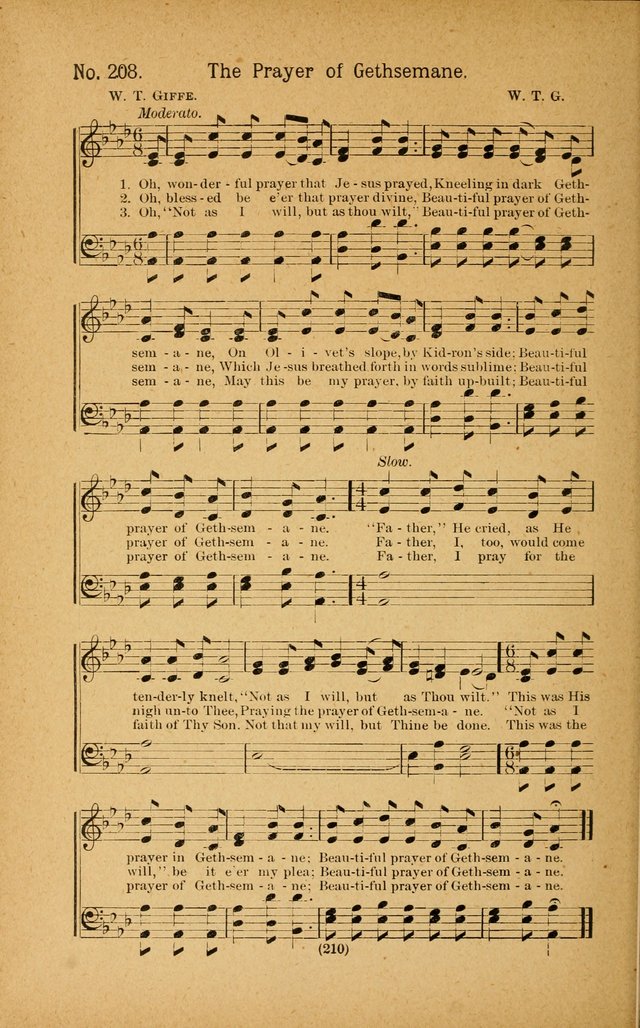 Onward and Upward No. 2: a collection of gospel songs and hymns for Sunday-schools, Endeavor societies, Epworth leagues, devotional meetings, chapel exercises, revivals, etc. page 100