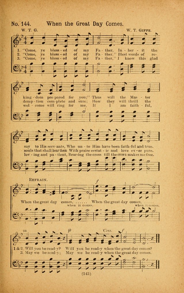 Onward and Upward No. 2: a collection of gospel songs and hymns for Sunday-schools, Endeavor societies, Epworth leagues, devotional meetings, chapel exercises, revivals, etc. page 33