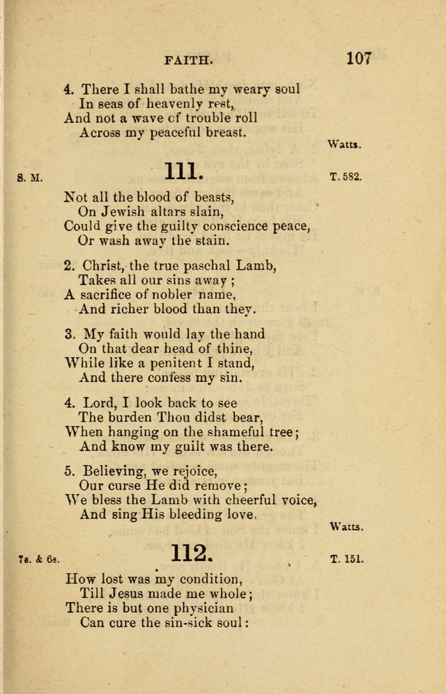 Offices of Worship and Hymns: principally for use in schools. with an appendix of tunes (2nd and rev. ed.) page 107