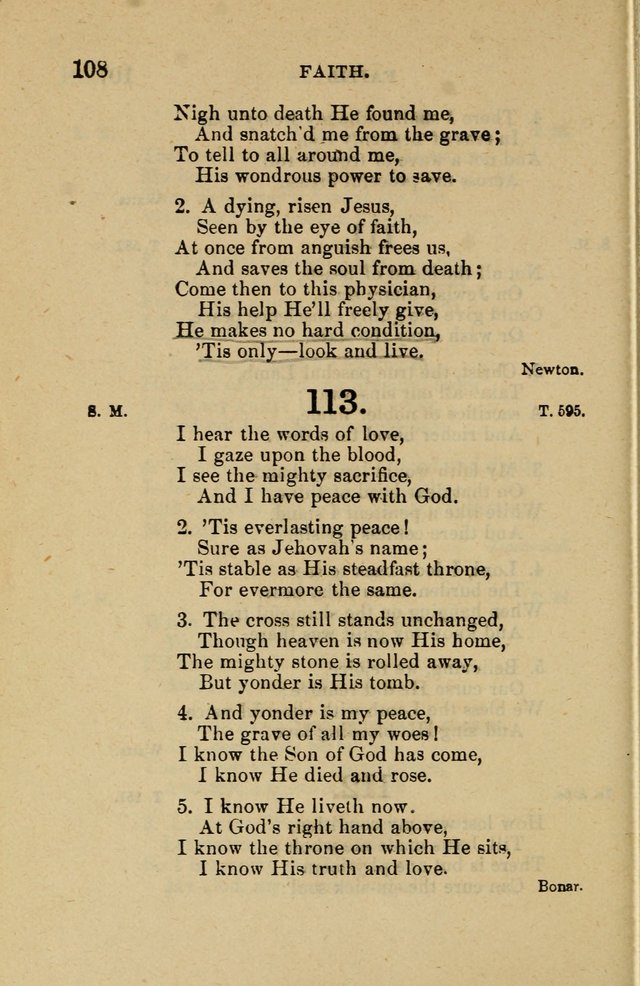 Offices of Worship and Hymns: principally for use in schools. with an appendix of tunes (2nd and rev. ed.) page 108