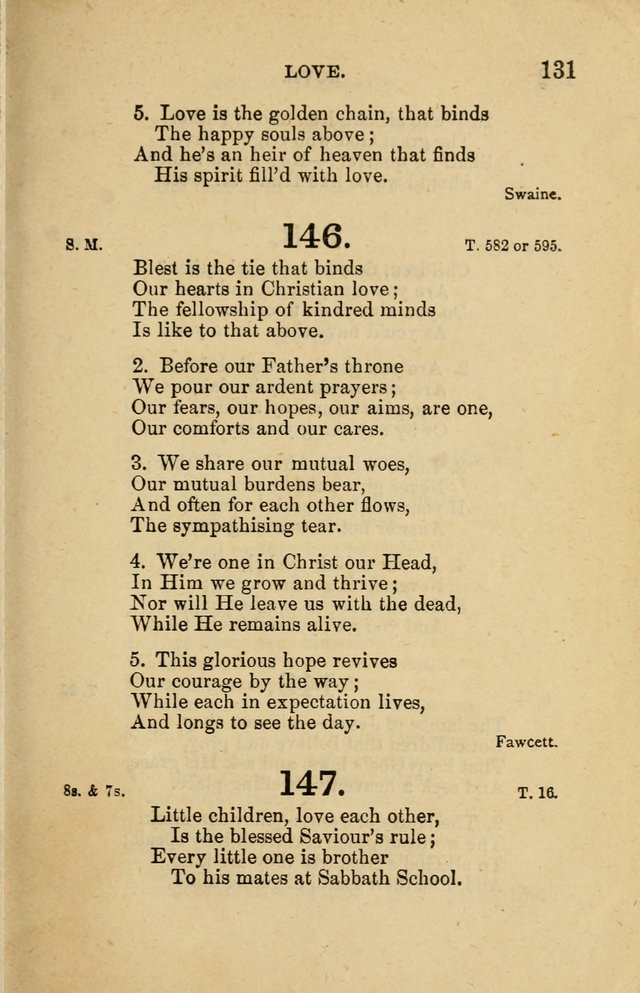 Offices of Worship and Hymns: principally for use in schools. with an appendix of tunes (2nd and rev. ed.) page 131
