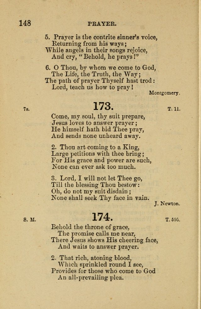 Offices of Worship and Hymns: principally for use in schools. with an appendix of tunes (2nd and rev. ed.) page 148