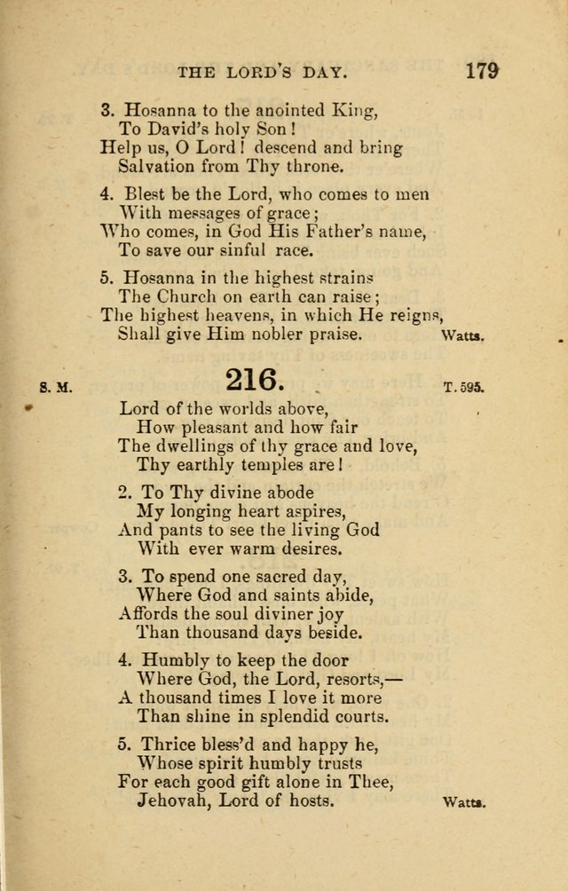 Offices of Worship and Hymns: principally for use in schools. with an appendix of tunes (2nd and rev. ed.) page 179
